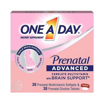 One A Day Advanced Prenatal Multivitamin with Choline-30+30 tablets