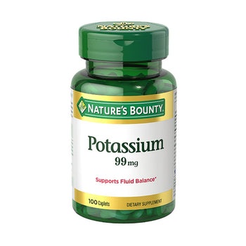 Nature's Bounty Potassium Gluconate 99mg, 100 Caplets