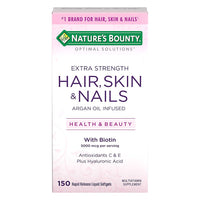 Nature's Bounty Hair Skin & Nails 5000 mcg 150 Softgel