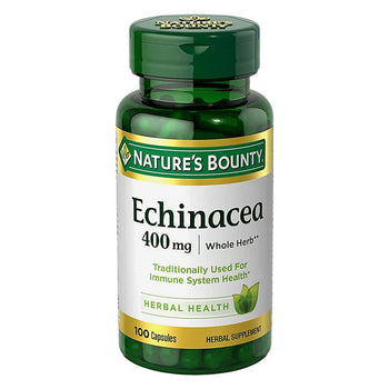 Nature's Bounty Echinacea 400 mg 100 Capsules