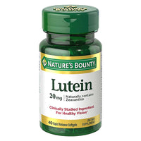 Nature's Bounty Lutein 20 mg 40 Softgels