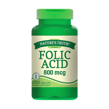 Nature’s Truth Folic Acid 800 mcg 250 Tablets