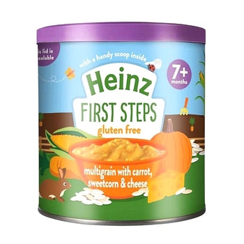 Heinz First Steps Multigrain With Carrot Sweetcorn & Cheese 7+m - 200g (UK)