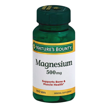 Nature’s Bounty Magnesium 500mg 100 Tablet