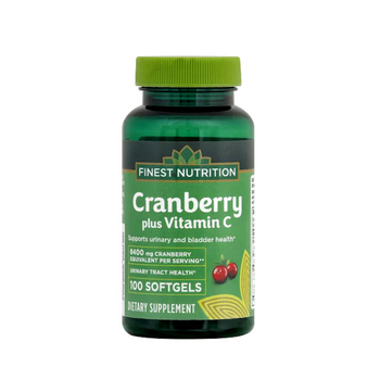 Finest Nutrition Cranberry Plus Vitamin C 100 Softgel