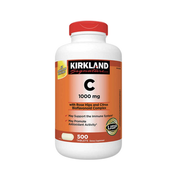 Kirkland Vitamin C 1000mg Chewable 500 Tablets