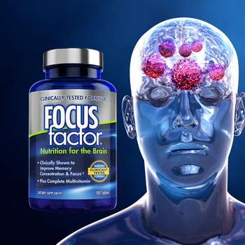 Focus Factor Nutrition Brain Supplement 180 Tablets