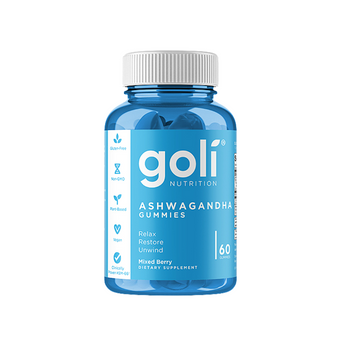 Goli Nutrition Ashwagandha Gummy Mixed Berry 60 Count